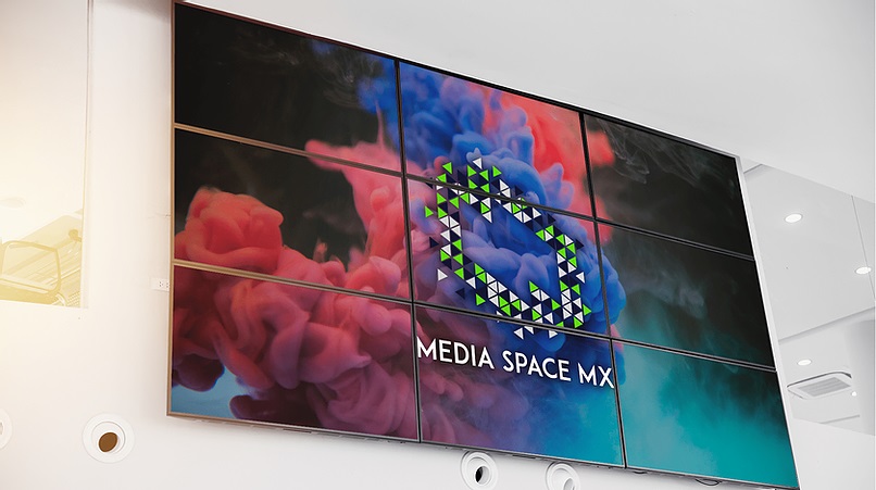 VIDEO WALL MEDIA SPACE MX